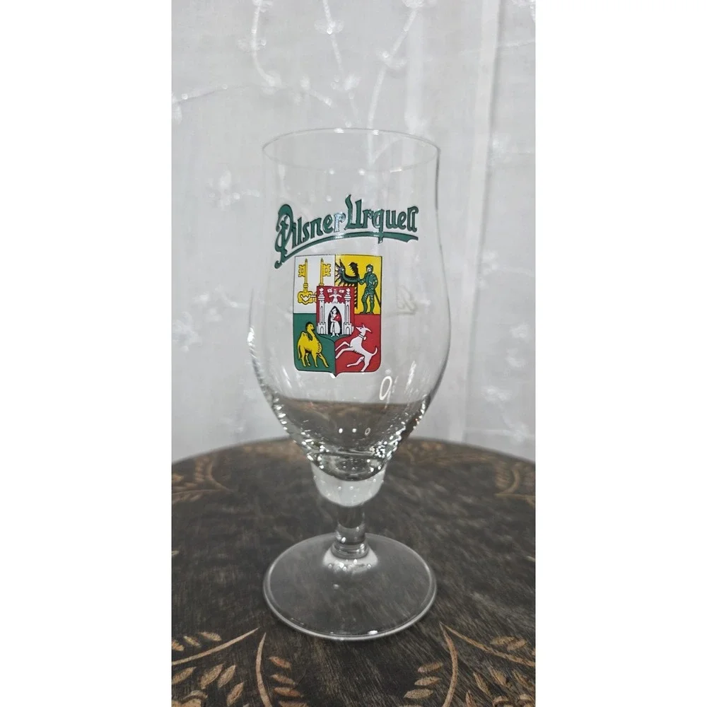 Vintage Pilsner Urqueli Logo Crest‎ Beer Glass 0.3 L Beir Muller Single